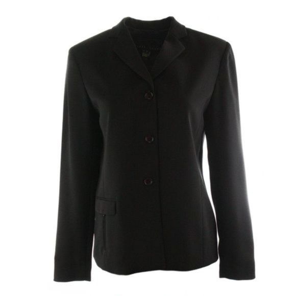 YANSI FUGEL Black Pants Suit Size 10